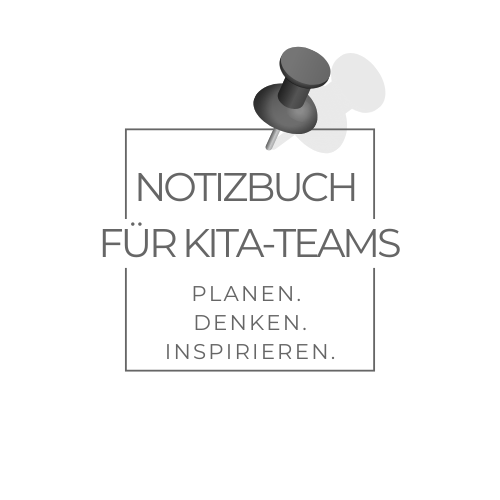 Schönes Notizbuch für Erzieherinnen zur Reflexion, Organisation und Ideen-Sammlung im Kita-Alltag. Praktisches Begleitbuch und liebevolles Geschenk für pädagogische Fachkräfte.